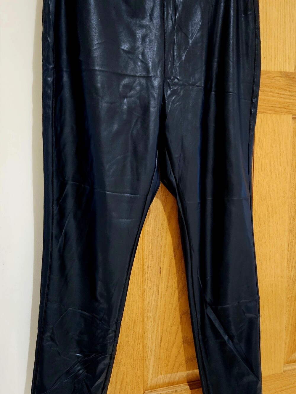 Calvin Klein Faux Leather Leggings / Pants.